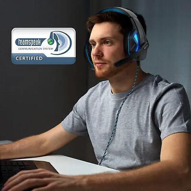 Alt view image 7 of 7 - Computer Gaming Headset w/ Microphone by ENHANCE - 7.1 Surround Sound & LED