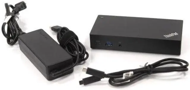 Main image of Lenovo ThinkPad USB-C Dock 40A9 DK1633 SD20L36276 Laptop Docking Station w/ AC