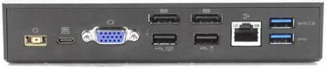 Alt view image 6 of 7 - Lenovo ThinkPad USB-C Dock 40A9 DK1633 SD20L36276 Laptop Docking Station w/ AC
