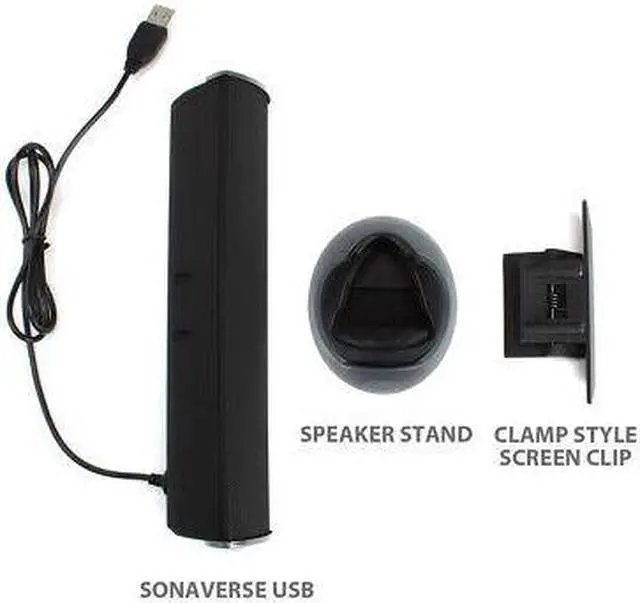 Alt view image 2 of 7 - GOgroove SonaVERSE USB Speaker for Laptop Computer (Black)