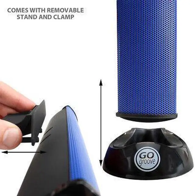 Alt view image 6 of 7 - USB Laptop Computer Speaker with Clip-On Portable Soundbar Design
