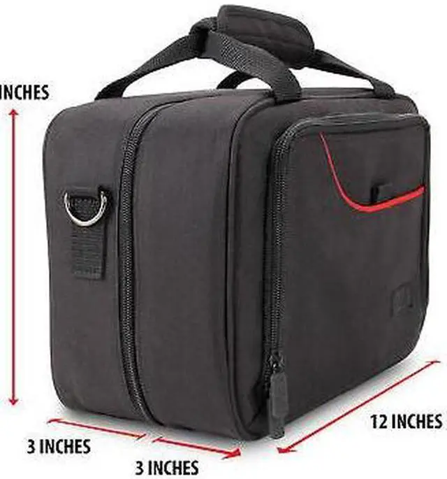 Alt view image 6 of 7 - USA GEAR Switch Travel Case with Custom Storage Compartments for Accessories