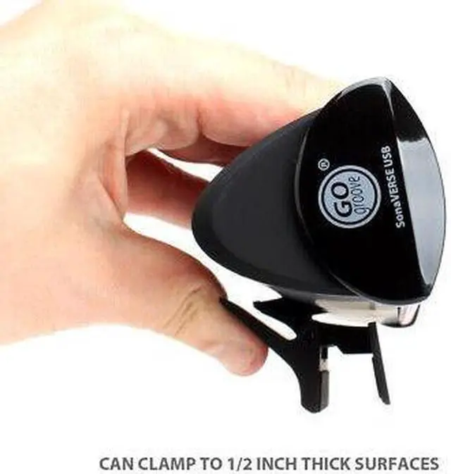 Alt view image 5 of 7 - USB Laptop Speaker Bar with 2 High Excursion Drivers & Clip-On Design