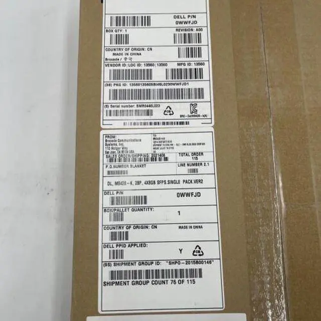 Alt view image 4 of 4 - DELL 10GBE M8428-K WWFJD T42XJ BLADE SWITCH For PowerEdge
