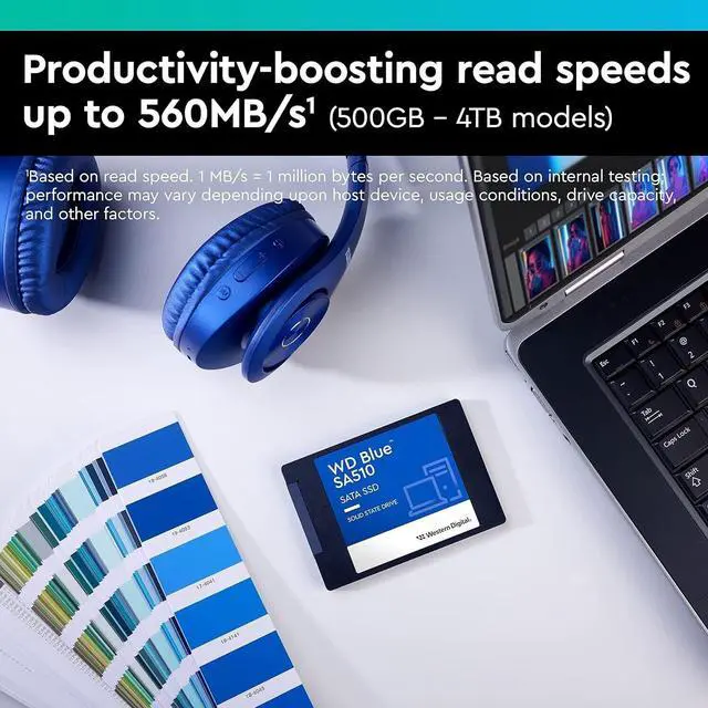 Alt view image 3 of 5 - WD Blue 1TB, 2.5 inch Internal SSD - WDS100T3B0A