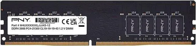 Main image of PNY Performance 8GB DDR4 DRAM 2666MHz MD8GSD42666-TB NEW