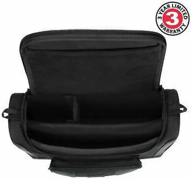 Alt view image 2 of 7 - USA GEAR Small Messenger Bag for Surface Pro 8, 7, 6, Surface Pro X (Black)