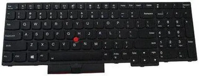 Main image of Backlit Keyboard w/ Pointer for Lenovo ThinkPad E580 E590 L580 L590 T590 Laptops