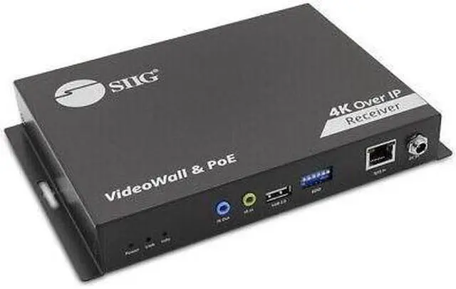 Alt view image 2 of 5 - SIIG 4K 60Hz 18Gbps HDMI over IP Matrix Receiver 396ft TAA Compliant - OEM