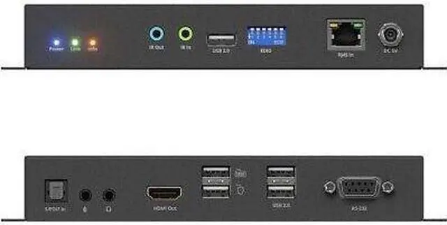 Alt view image 3 of 5 - SIIG 4K 60Hz 18Gbps HDMI over IP Matrix Receiver 396ft TAA Compliant - OEM
