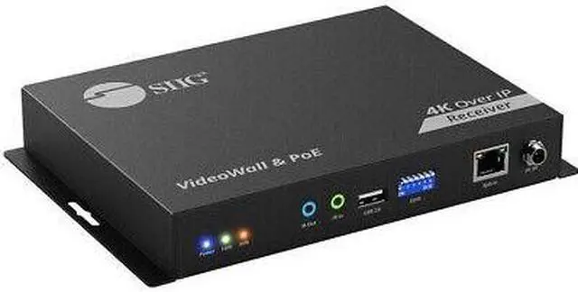 Alt view image 4 of 5 - SIIG 4K 60Hz 18Gbps HDMI over IP Matrix Receiver 396ft TAA Compliant - OEM