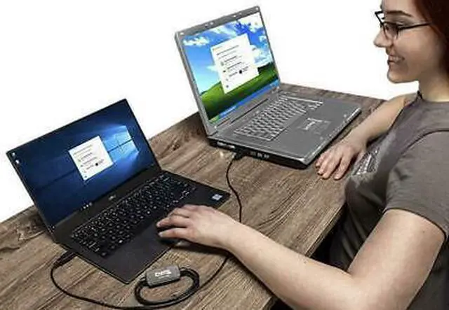 Alt view image 6 of 6 - Lot of 10 Dell CBEBEAF064 Fast Transfer Cable for Windows USB 2.0 6ft CN-0RJ57K