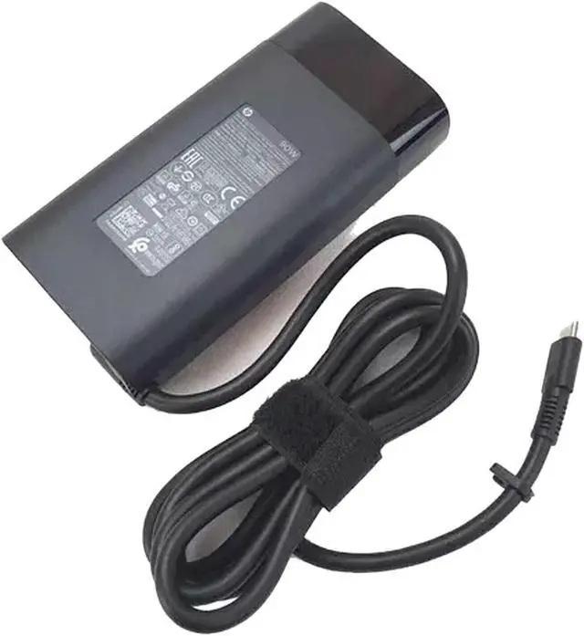 Alt view image 7 of 7 - HP 20V 4.5A 90W USB Type-C Adapter for Spectre & EliteBook Models 904144-850