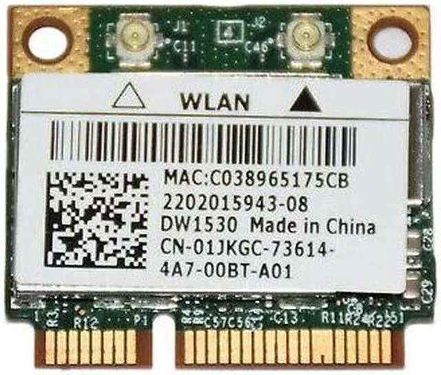 Alt view image 4 of 5 - Lot X10 Dell E6520 E6420 E5520 Dual Band WIRELESS WIFI CARD BCM943228HM4L 1JKGC