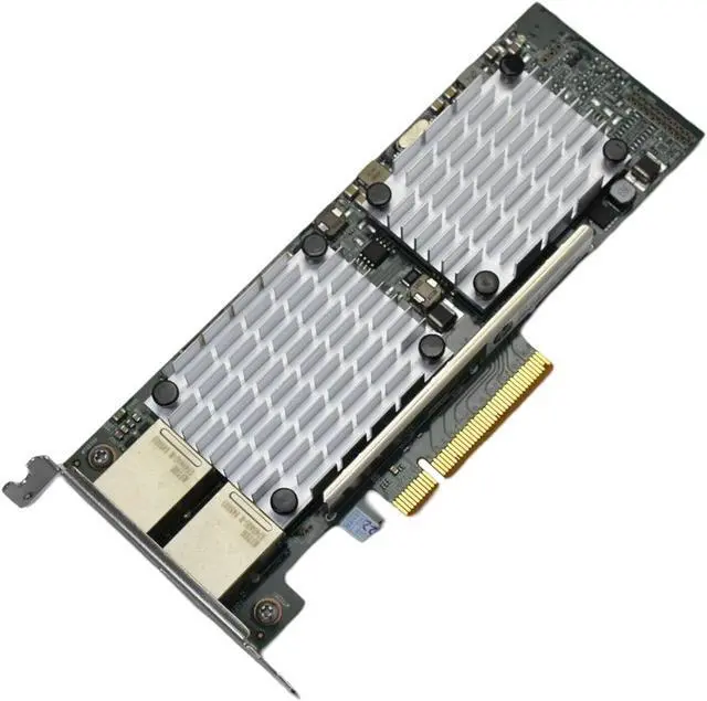 Alt view image 5 of 7 - HP 530T 10Gb 2-Port PCI Ethernet Adapter 656596-B21 Low-Profile PCIe Card