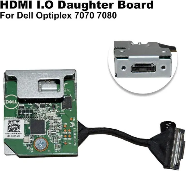 Alt view image 2 of 7 - Dell Optiplex 7070 7080 7090 7000 SFF HDMI I/O Daughter Board R07CP 2J90P 1KNYY - OEM