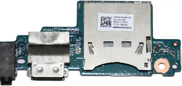 Alt view image 6 of 6 - Dell OEM Inspiron 16 7610 USB Audio Port SD Card Reader IO Circuit Board 481H8