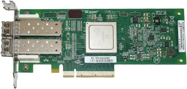 Alt view image 6 of 7 - QLogic QLE2562 Dual Port 8Gbps Fiber Channel PCI Express Host Bus Adapter