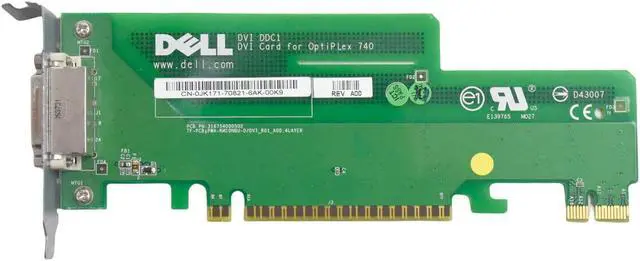 Alt view image 4 of 6 - Dell OptiPlex 740 Graphics Card - 256MB DDR2 PCIe DVI VGA ATI DirectX 9 JK171