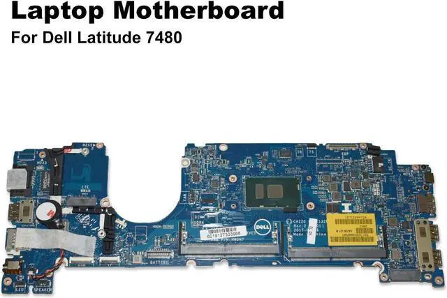 Alt view image 2 of 7 - Dell OEM Latitude 7480 Motherboard System Board with 2.4GHz i5 Processor YF9VM