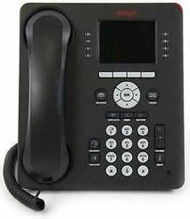 Alt view image 2 of 6 - Avaya 9611G Gigabit IP Telephone Text 700480593 VoIP Phone Color LCD