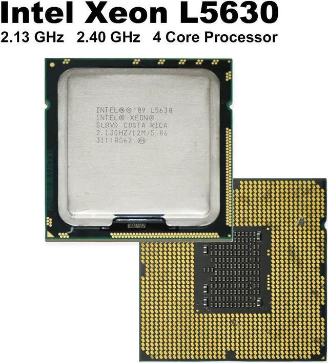 Alt view image 2 of 4 - Intel Xeon L5630 2.13GHz Quad-Core CPU SLBVD - 4 Cores, 12MB Cache!