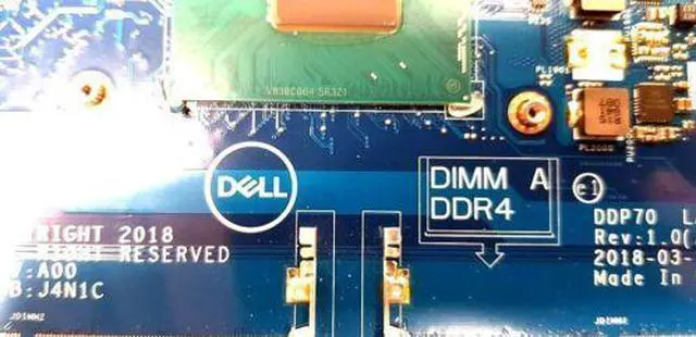 Alt view image 2 of 6 - Dell Latitude 14 5491 i5-8400H GeForce 940MX Laptop Motherboard HP51G LA-F702P