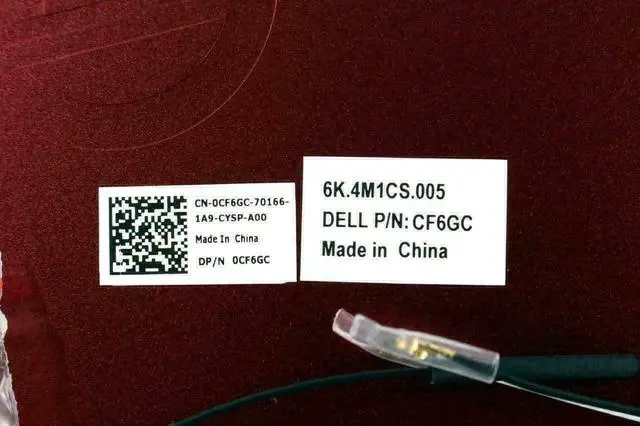 Alt view image 6 of 6 - Lot x 5 Genuine Dell Vostro V13 V130 13.3" LCD Lid Back Cover Red CF6GC 0CF6GC