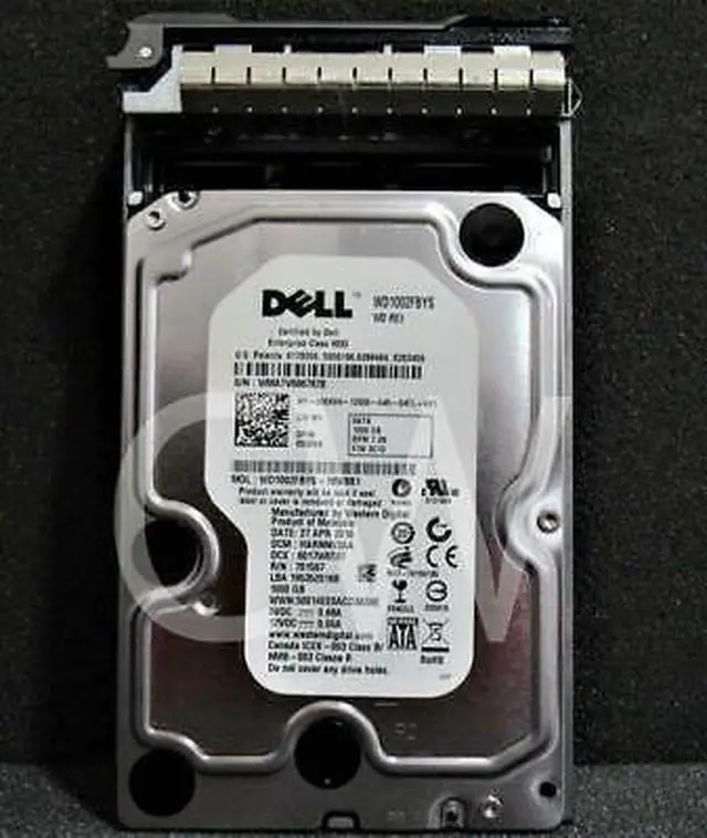 Main image of 50XV4 050XV4 Dell 1TB 7200RPM 3Gb 3.5" SATA SERVER HDD W/R Tray M915 R310 T310
