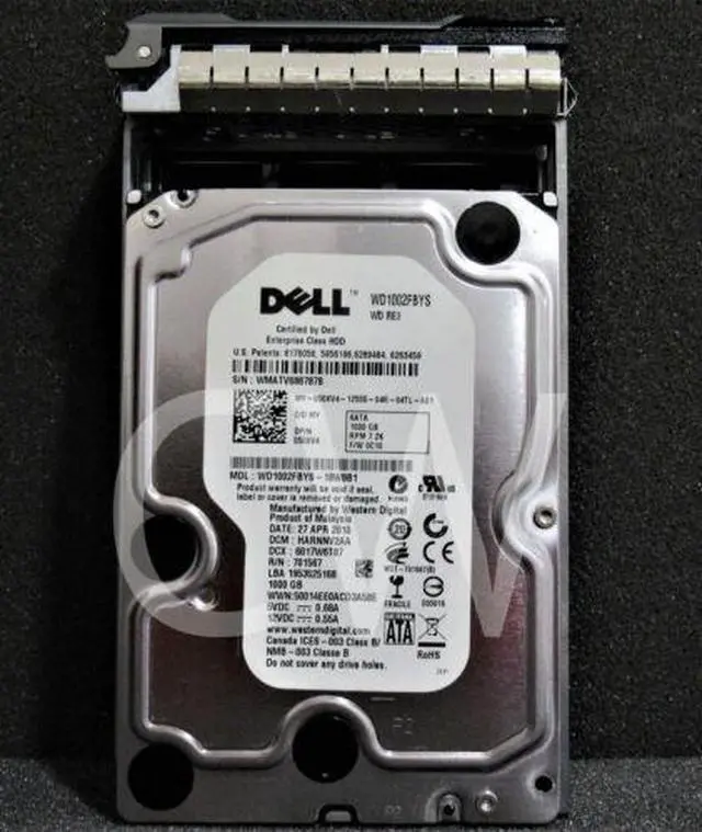 Main image of 50XV4 050XV4 Dell 1TB 7200RPM 3Gb 3.5" SATA SERVER HDD W/R Tray M710 R420 T415