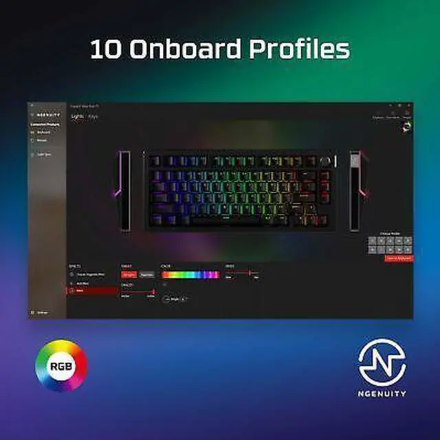 Alt view image 5 of 7 - HyperX Alloy Rise 75 - Gaming Keyboards