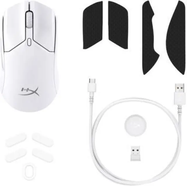 Alt view image 2 of 7 - HyperX Pulsefire Haste 2 Mini - Wireless Gaming Mouse (White)