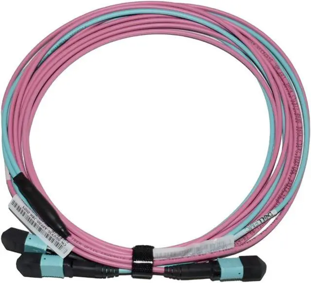 Alt view image 6 of 7 - Dell 5M MPO12 OM4 Fiber Optic Cable - High-Speed Data Center 40/100Gbps GVYJG