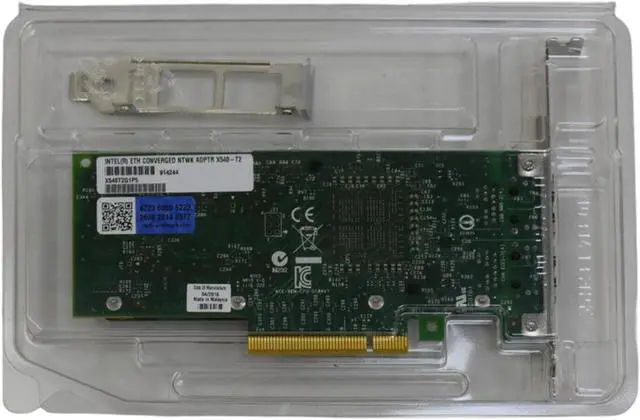 Alt view image 5 of 13 - Intel X540-T2 PCI-E x8 10G Dual RJ45 Ethernet Converged Network Adapter