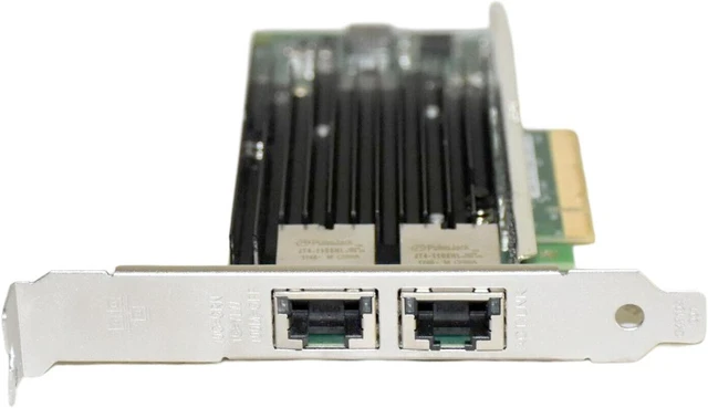 Alt view image 6 of 7 - Intel X540-T2 PCI-E x8 10G Dual RJ45 Ports Ethernet Converged Network Adapter - OEM