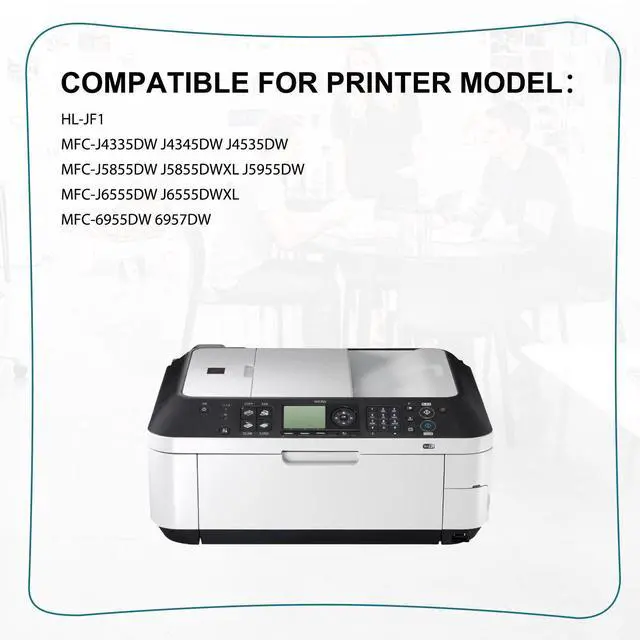 Alt view image 3 of 3 - 4 Pack 406 LC406 Ink Cartridges for Brother MFC-J4335DW MFC-J4535DW MFC-J4345DW - OEM