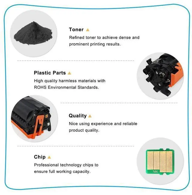 Alt view image 5 of 6 - 3Pk Toner Cartridge Compatible for Canon 051 ImageCLASS LBP162dw MF264dw MF267dw - OEM