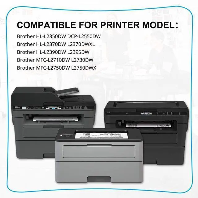 Alt view image 4 of 7 - 2 PK DR730 Drum Unit For Brother TN760 HL-L2350DW L2370DW MFC-L2710DW printer - OEM
