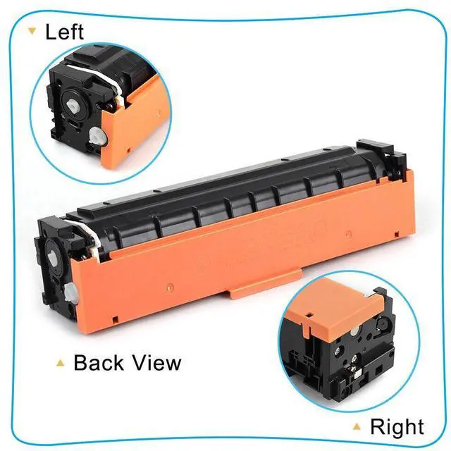 Alt view image 5 of 7 - 2 Toner Compatible with HP 202A CF500A Color LaserJet Pro M254dw M281cdw M281fdw - OEM