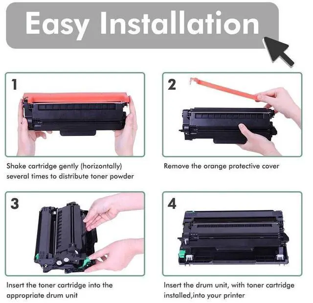 Alt view image 4 of 5 - 4PK Compatible for HP 48A Toner CF248A LaserJet Pro M15w M16a MFP M28w M28a M29w - OEM