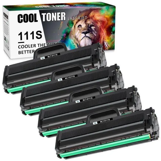 Main image of 4 Pack MLT-D111S Toner Cartridge Fit For Samsung Xpress M2020W M2070FW Printer - OEM