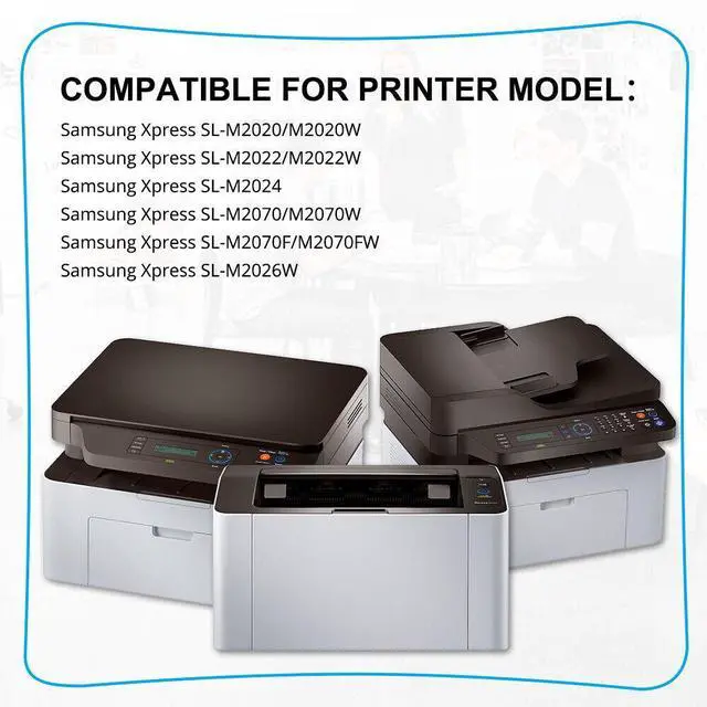 Alt view image 2 of 7 - 4 Pack MLT-D111S Toner Cartridge Fit For Samsung Xpress M2020W M2070FW Printer - OEM