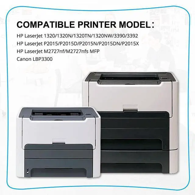 Alt view image 3 of 7 - 2PK Hi-Yield Q5949X 49X Toner Cartridge For HP LaserJet 1320T 1320TN 3390 3392