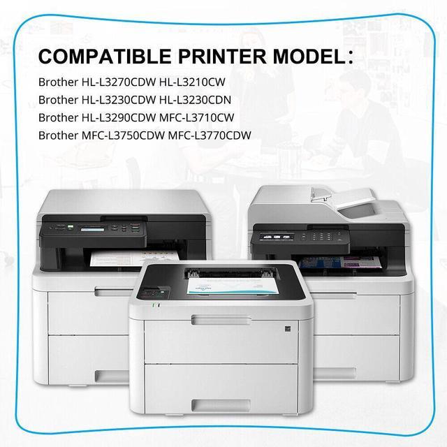 Alt view image 2 of 7 - 5PK Compatible for Brother TN227 Toner TN223 MFC-L3770CDW HL-L3270CDW HL-L3210CW - OEM