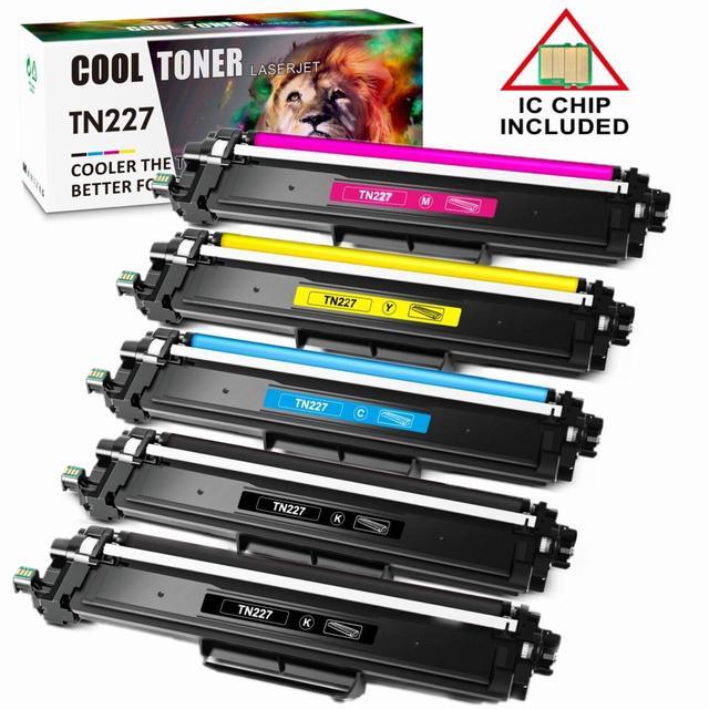 Main image of 5PK Compatible for Brother TN227 Toner TN223 MFC-L3770CDW HL-L3270CDW HL-L3210CW - OEM
