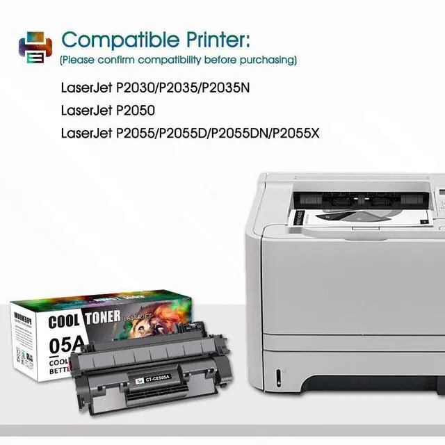 Alt view image 3 of 7 - 4PK CE505A Toner Cartridge Compatible With HP 05A LaserJet P2035 P2035n P2055dn - OEM
