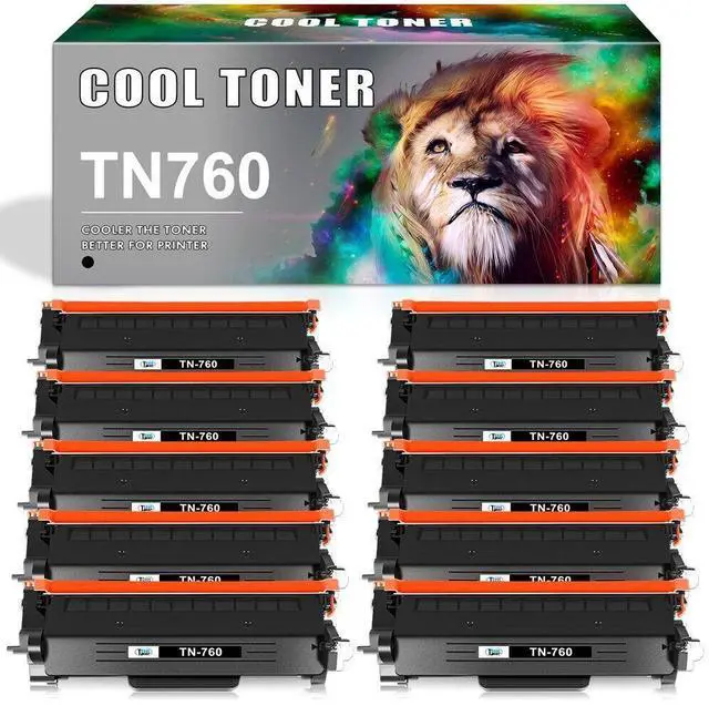 Main image of 10PK TN760 Toner Cartridge For Brother TN730 MFC-L2710DW L2550DW HL-L2350DW