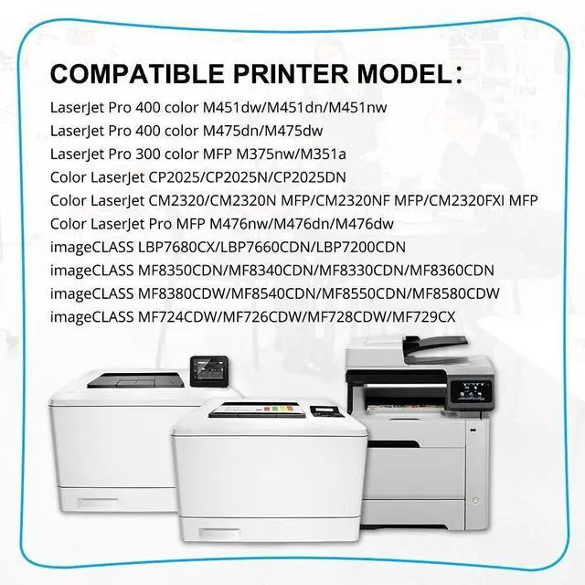 Alt view image 3 of 7 - 5PK Toner Set fit for Canon 118 ImageClass MF8380cdw MF8580cdw MF8350 MF729Cdw - OEM