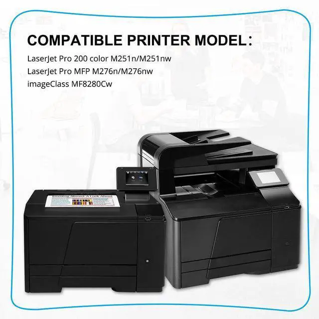 Alt view image 2 of 7 - 5PK CF210A Toner Cartridge For HP 131A LaserJet Pro 200 Color M251 M251nw M276nw - OEM