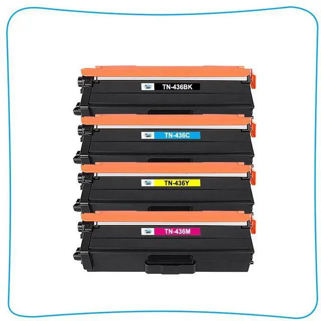 Alt view image 4 of 7 - 8 Color Toner Compatible for Brother TN436 HL-L8360CDW MFC-L8900CDW MFC-L9570CDW